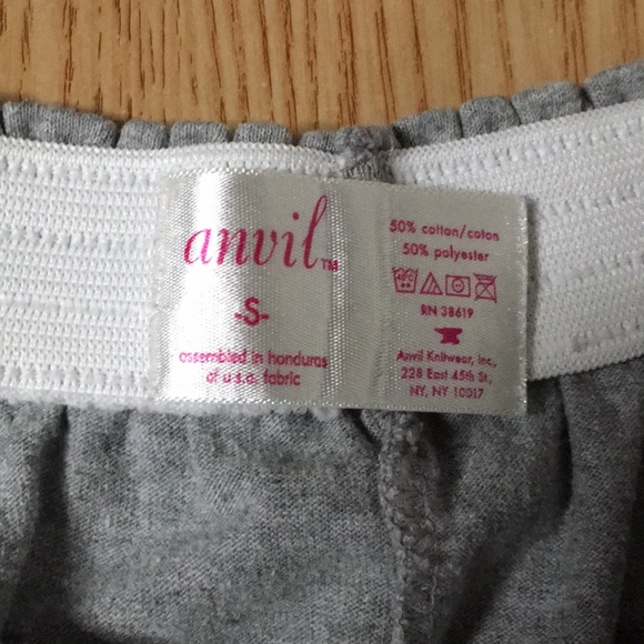 Bin 6 Womens Hooters Chicago Athletic Boy Shorts Elastic Waistband Gray Sz Small - Picture 4 of 4